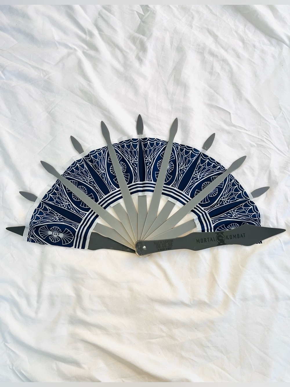Mortal Kombat 2 Kitana Fan Blade Plastic Promotional Item Movie